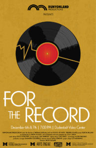 For the Record Poster