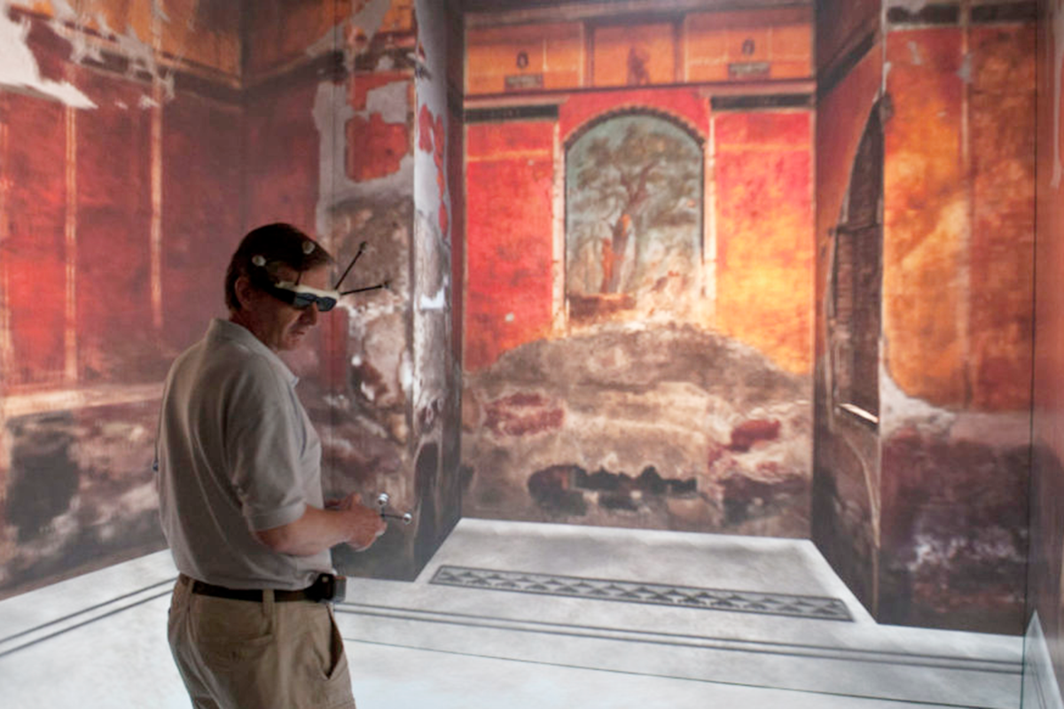 A 3D virtual experience of an ancient Roman villa in the MiDEN