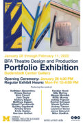 Portfolio Exhibition poster