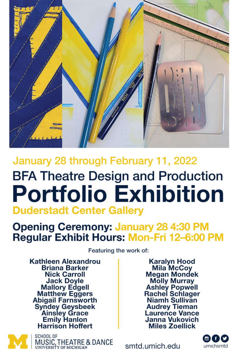 Portfolio Exhibition poster