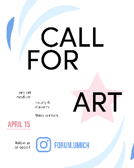 poster for Forum Call for Art