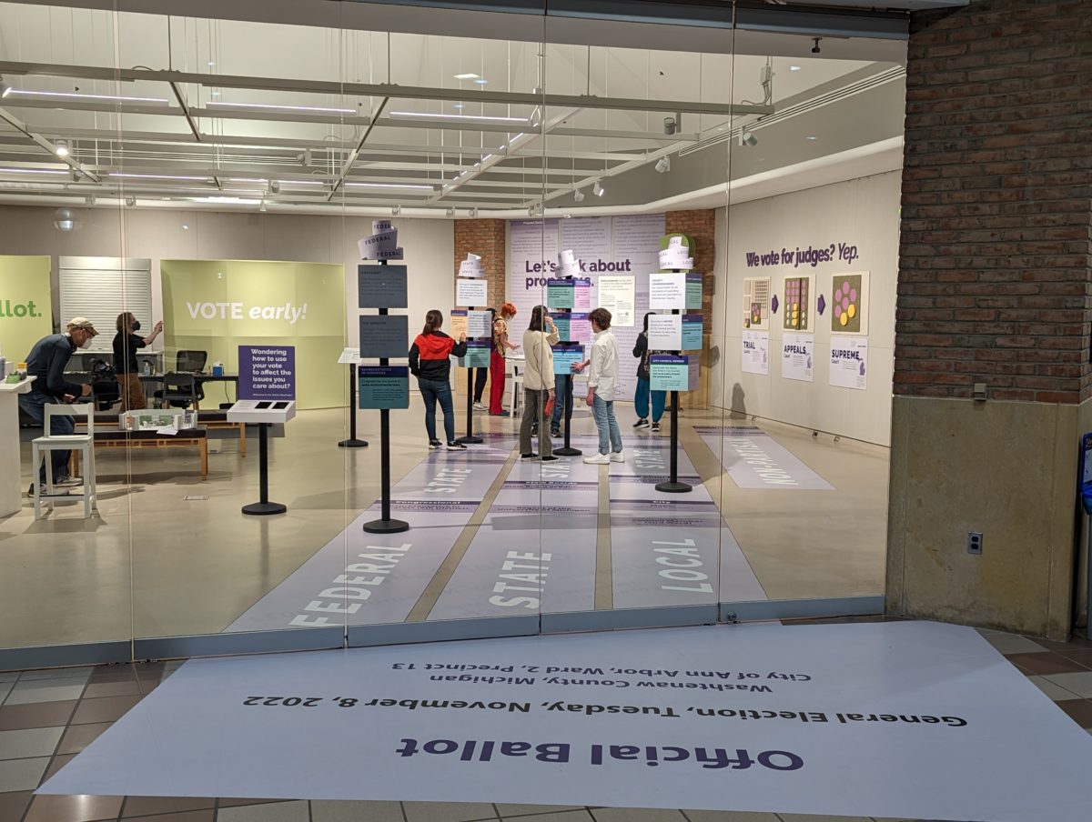 Image of the Creative Campus Voting Project in the DC Gallery