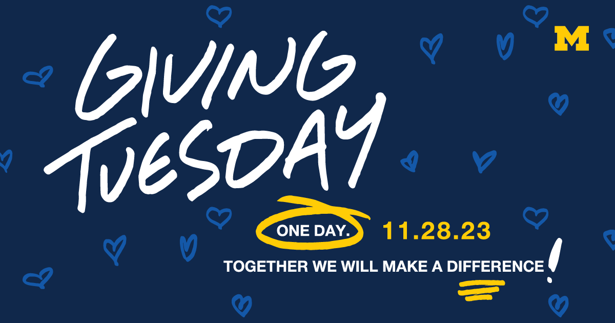 Banner for Giving Tuesday 2023 messages