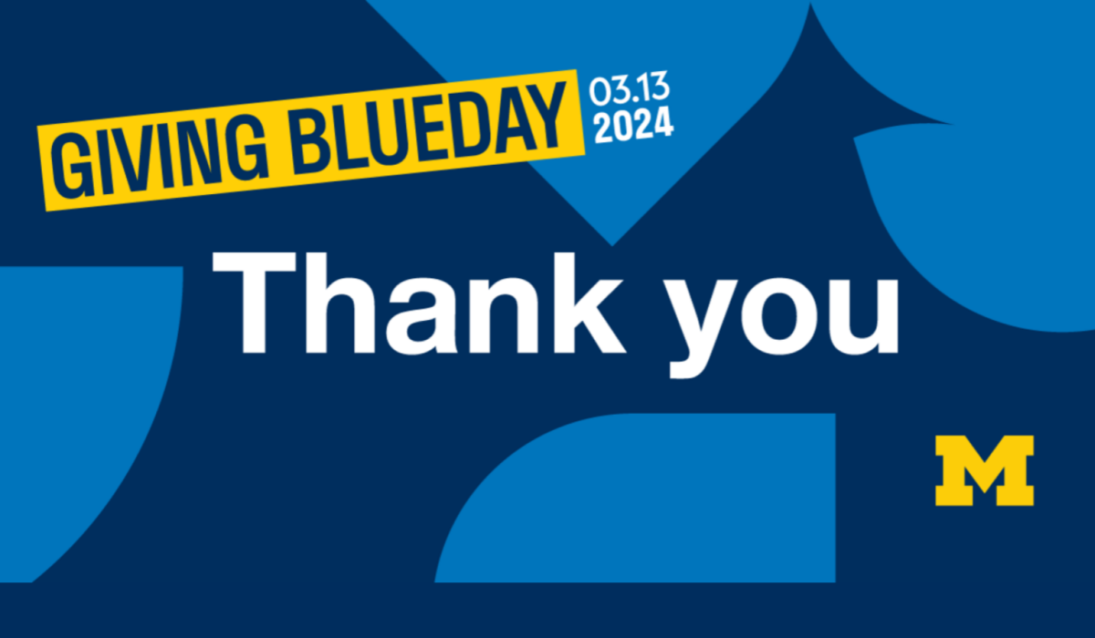 Giving Blueday Thank You graphic