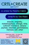 Color block event poster.