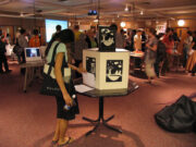 Students at Immedia event in early 2000s