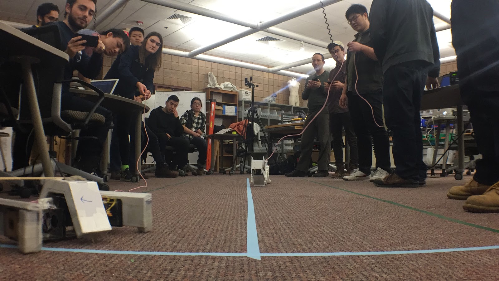 Student Organization working on their project