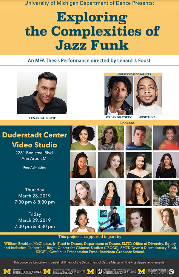 Jazz Funk performance poster