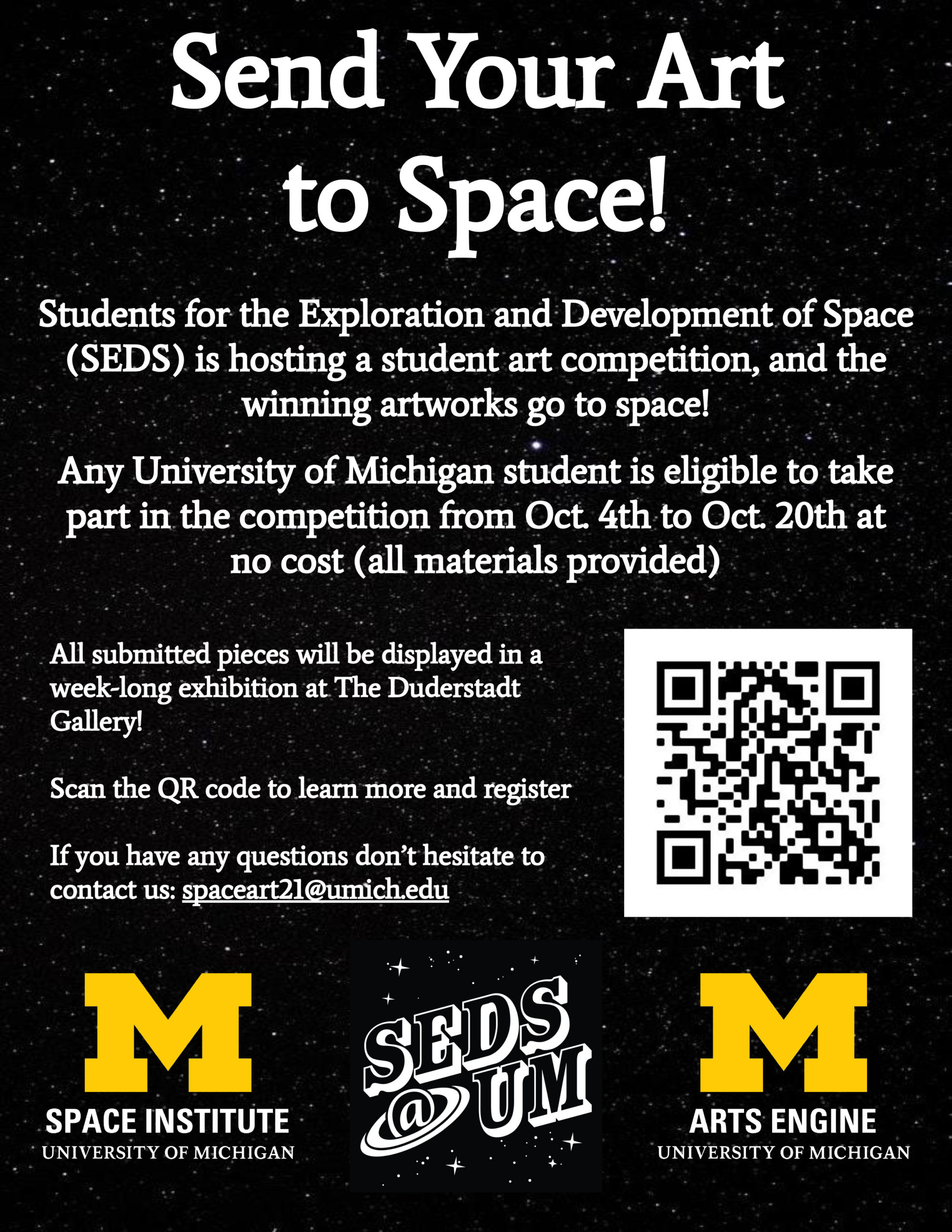 SEDS art competition poster