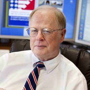 portrait of Dr. James J. Duderstadt, U-M President Emeritus
