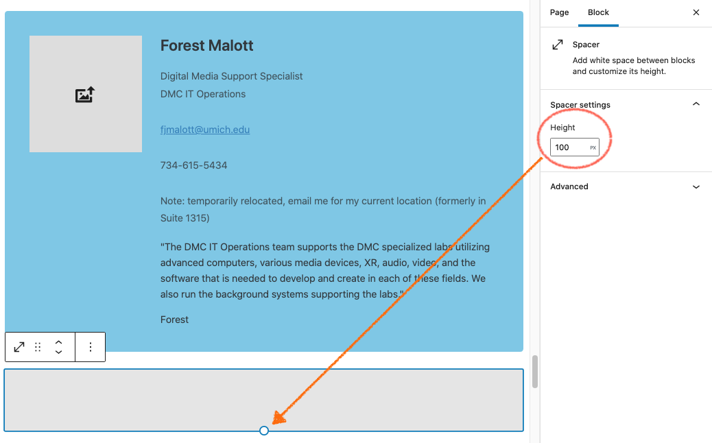 Screenshot of "Attempt Block Recovery" process 2 of 3