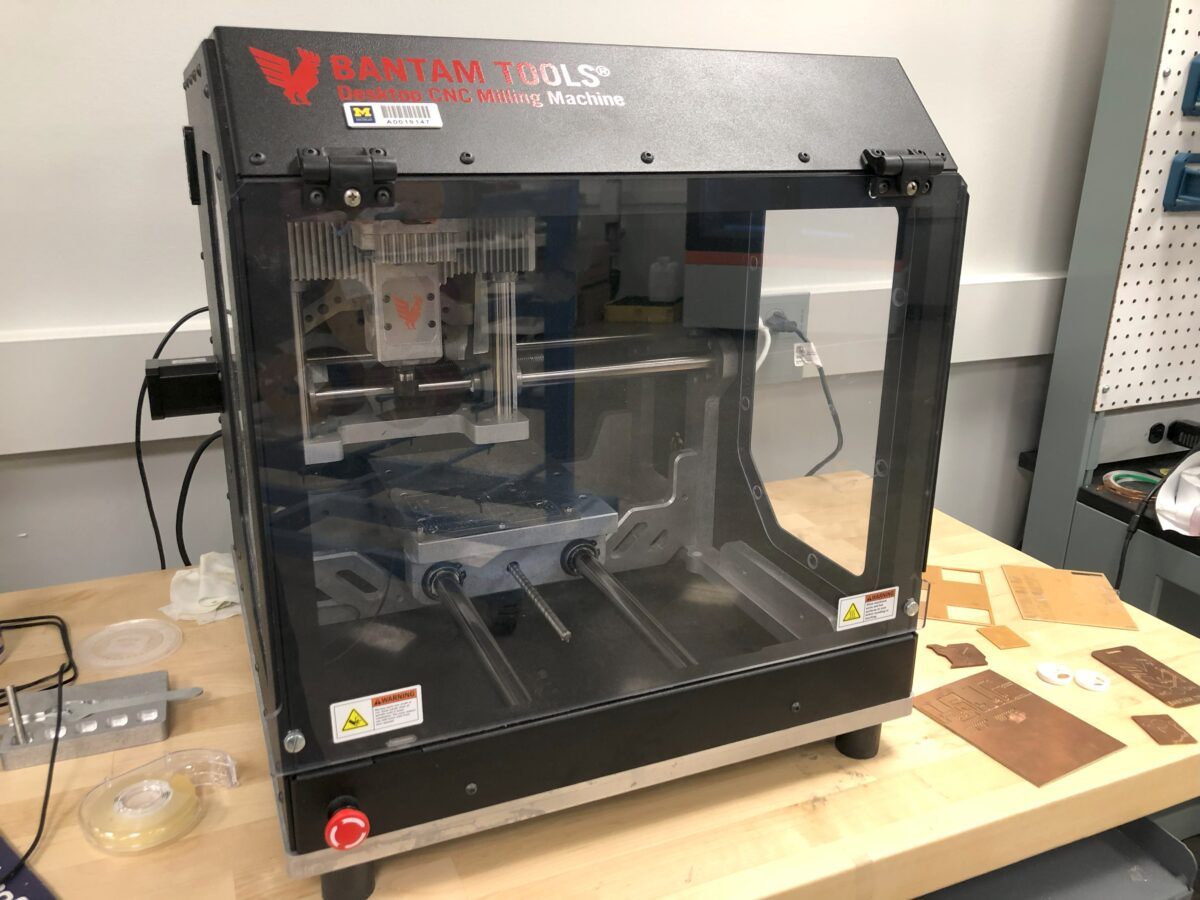PCB Milling machine in Fabrication Underground