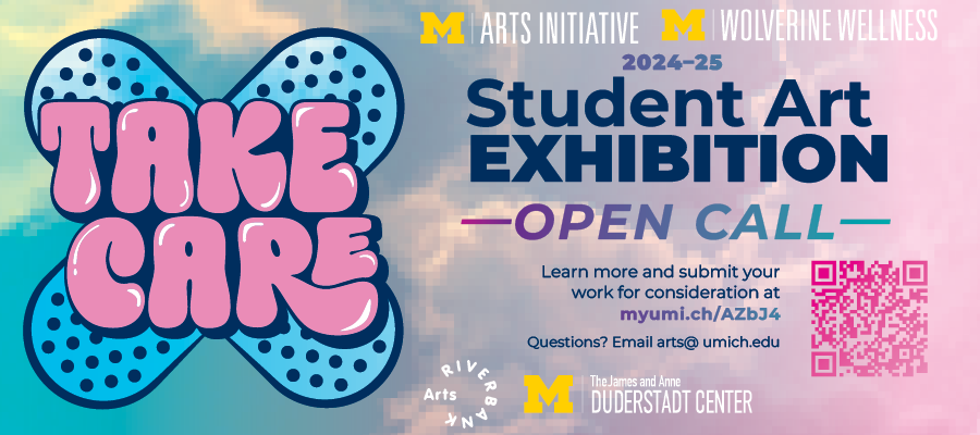 Take Care Exhibition call for submission poster