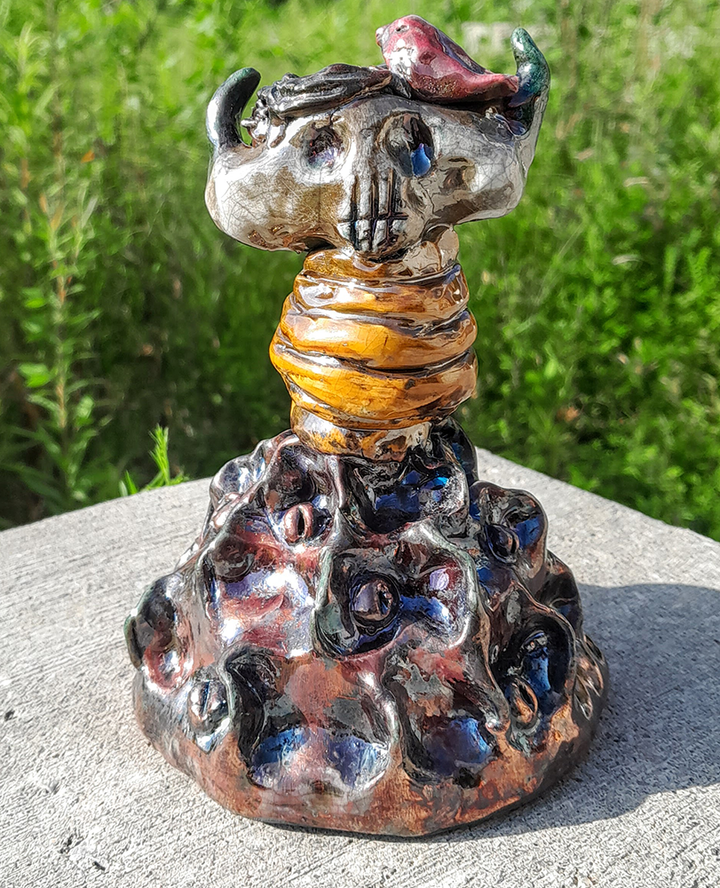 Clay sculpture by Curiouser Clay.