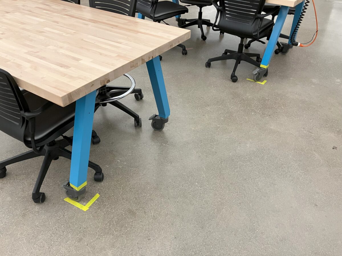 Reconfigurable Classroom at Design Lab 1