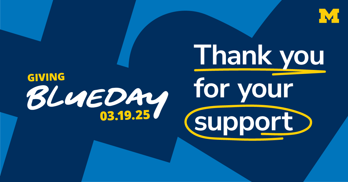 Navy heart and plus sign on medium blue background with text.