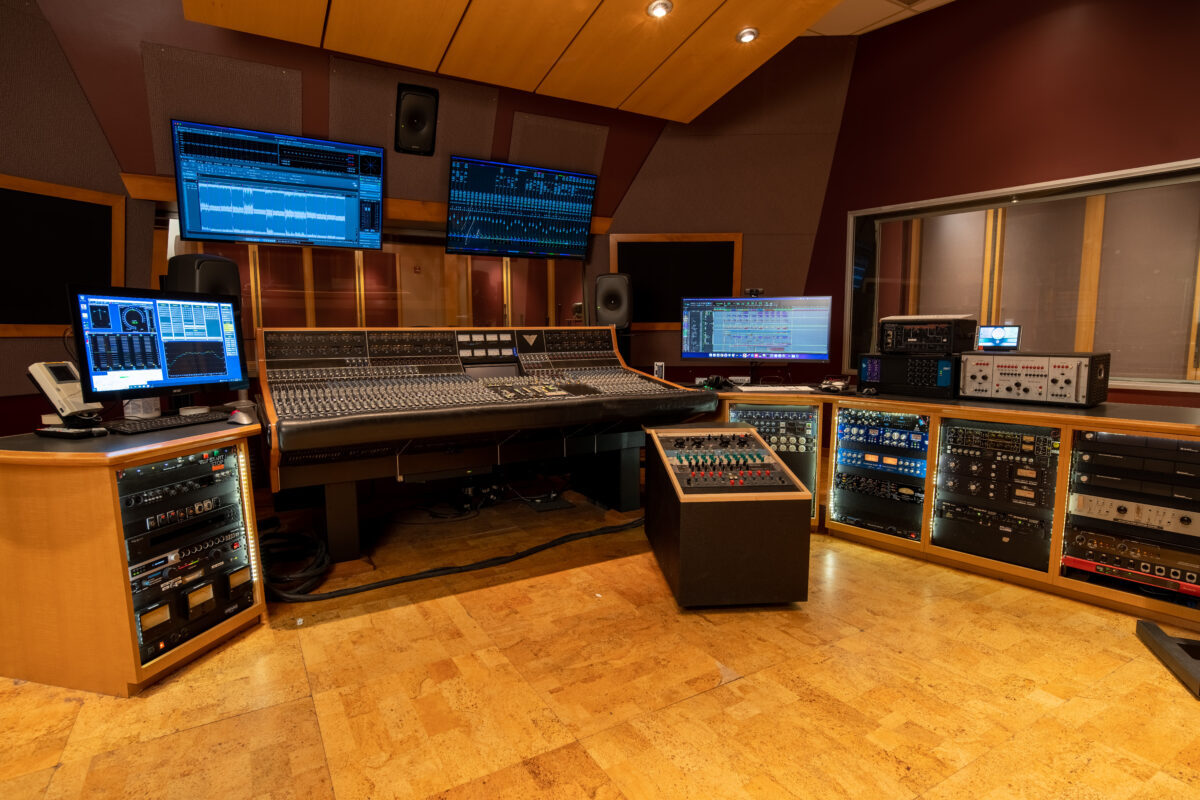 Panoramic view of Audio studio A