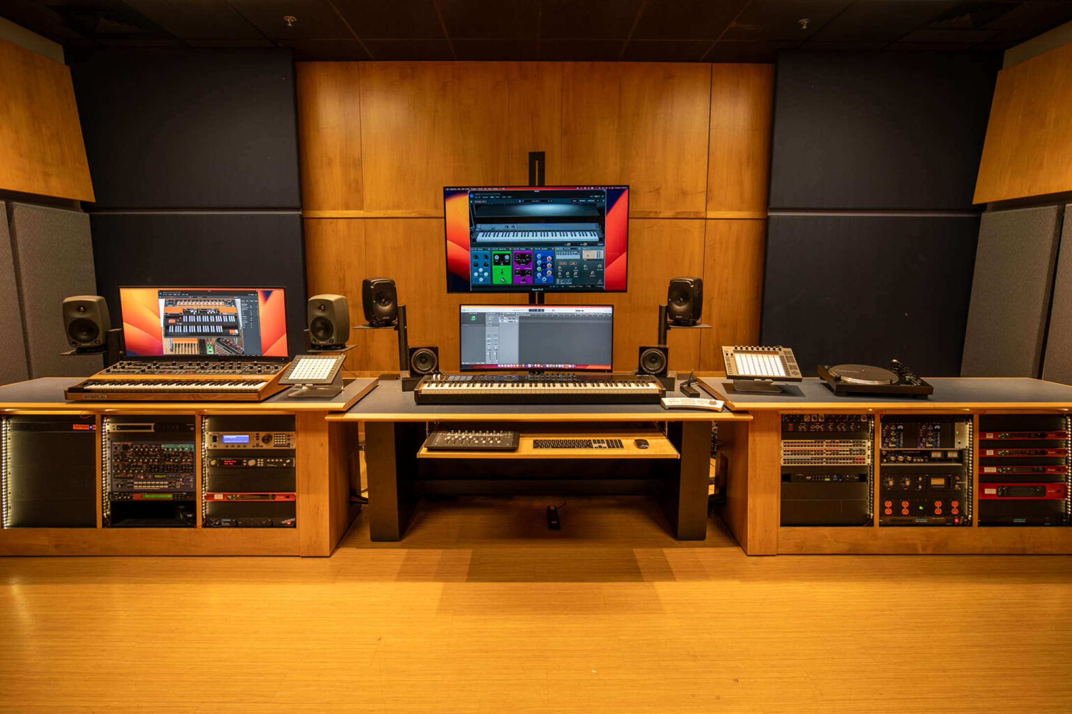 Panoramic view of Audio Studio C