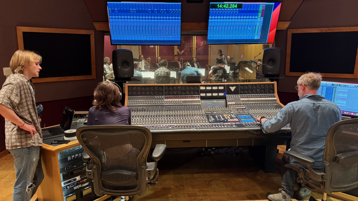 Audio Studio Staff at work