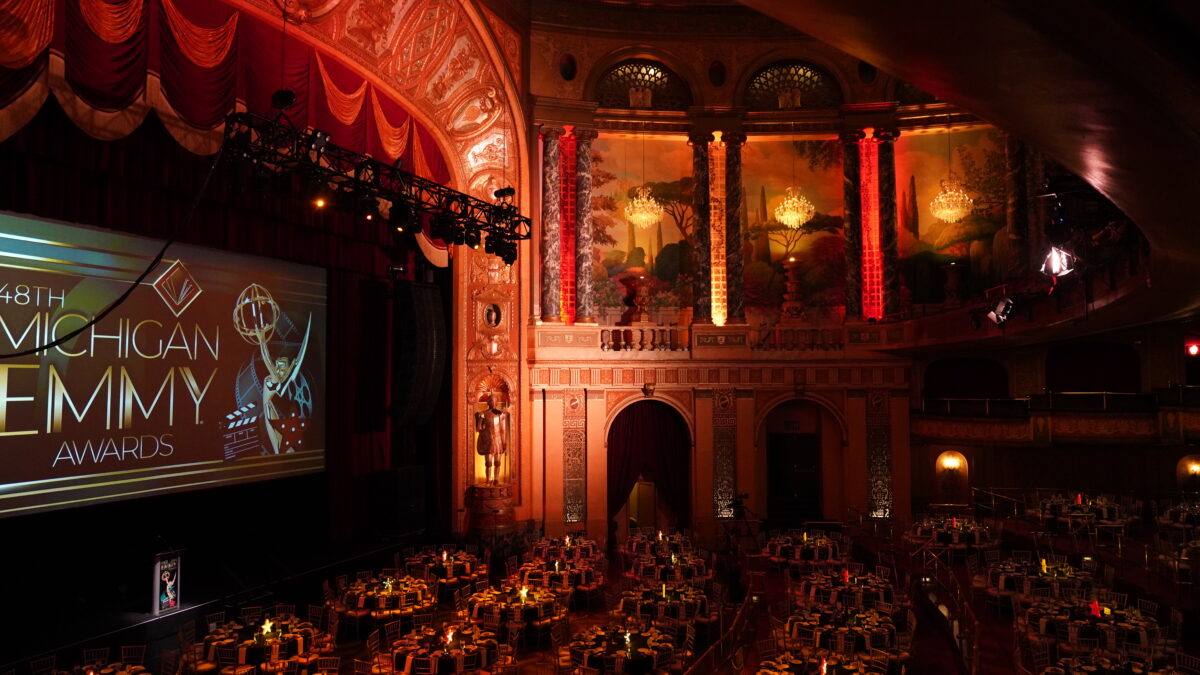 Inside the Emmy ceremony