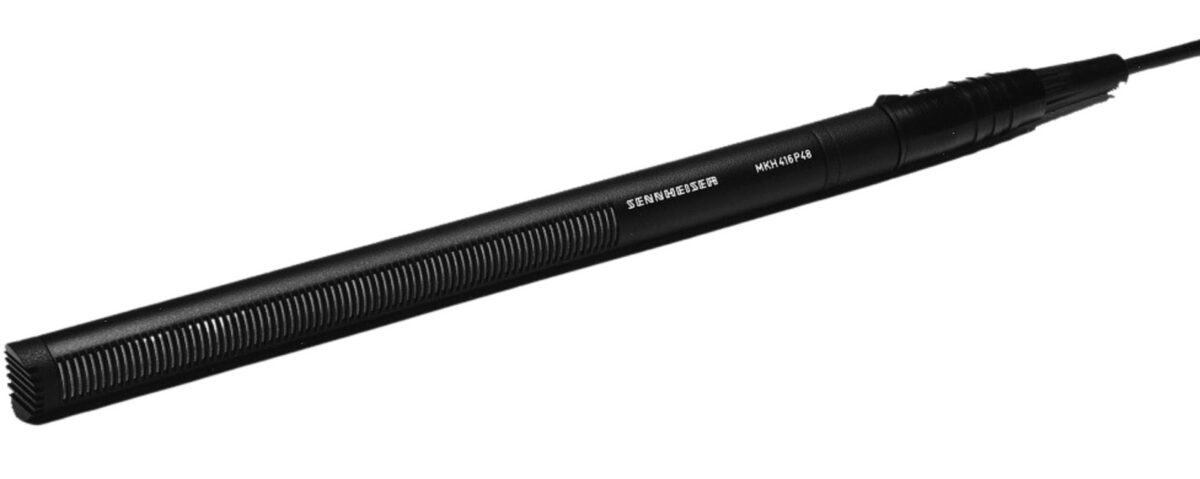 Sennheiser mic in personal studio
