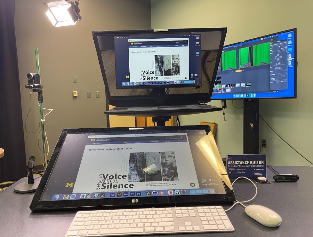 Presenter Computer in Personal Studio