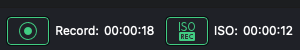 Interface of “REC” and “ISO REC” modes