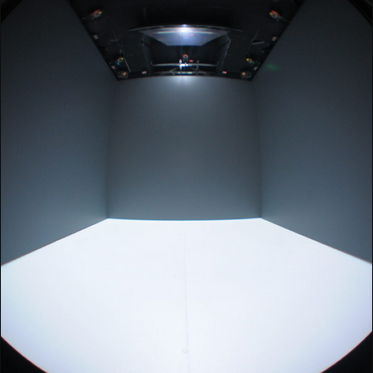Interior view of MIDEN in Visualization Studio