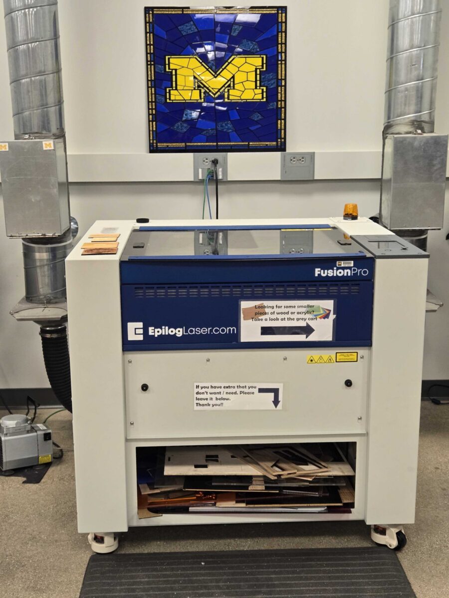 Image of Laser cutting machine in Fabrication Underground