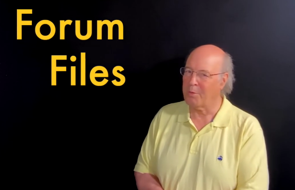 screenshot of David Potter's video posted on social media