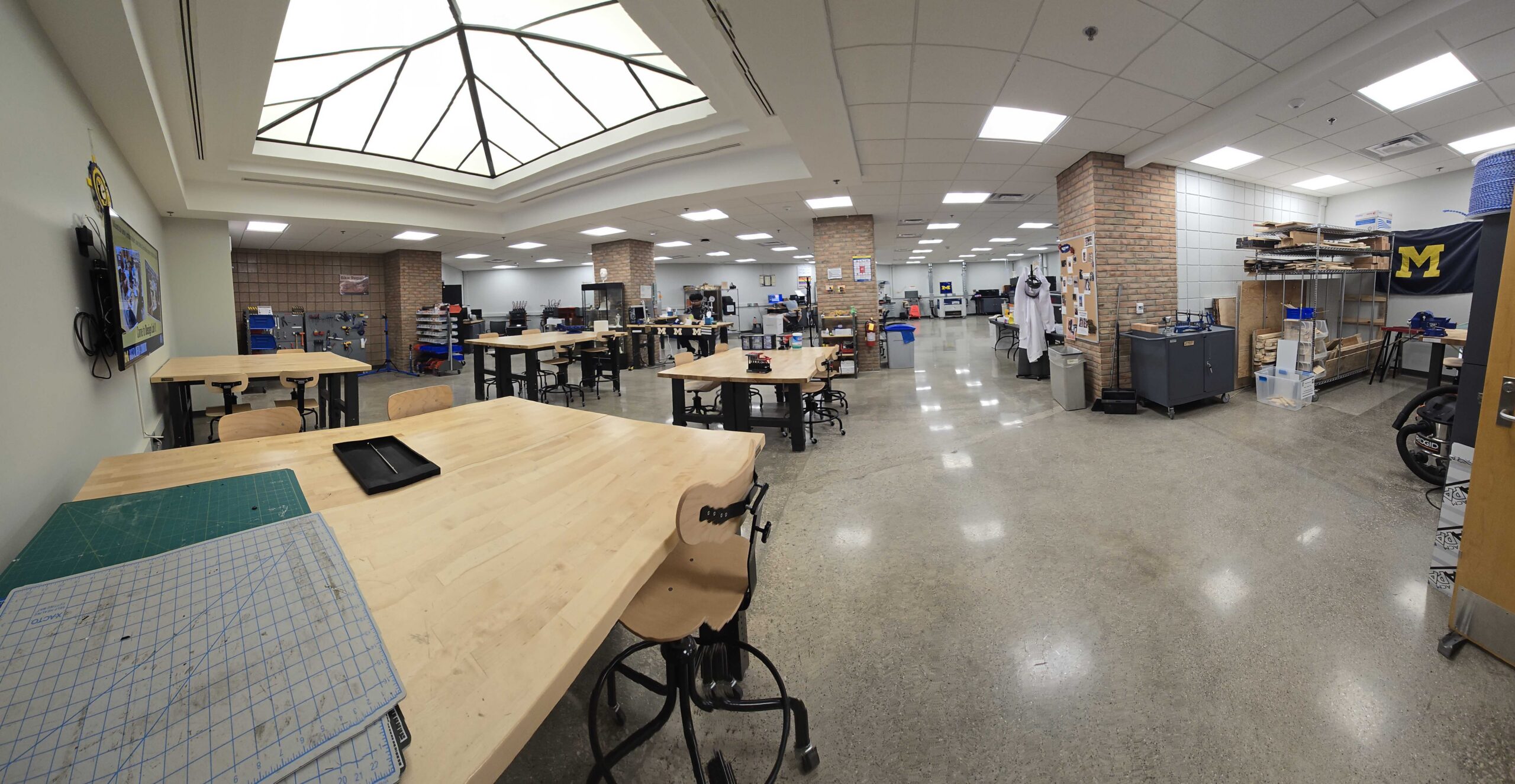 panoramic view of Fabrication Underground