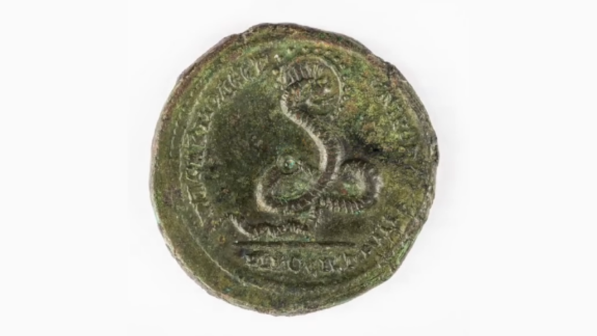 The Patron Saint of Social Media--Glycon (the talking snake).